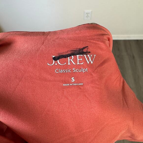 J.Crew Classic Sculpt Sunny Bikini Bottom WMNS S Coral Floral High-Cut Mid Rise - Picture 5 of 9